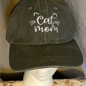 Unlisted Olive Green Cat Mom Hat